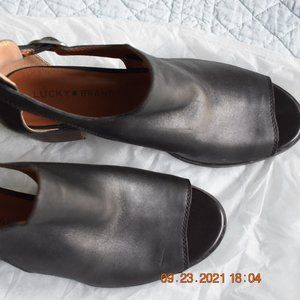 Lucky Brand Peeptoe Bootie